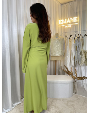 Robe à noeud Verte